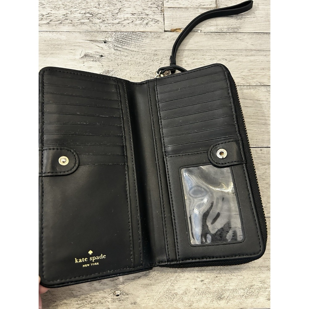 Kate Spade New York Chester Street Brigitta Wristlet Wallet Black - Picture 4 of 8